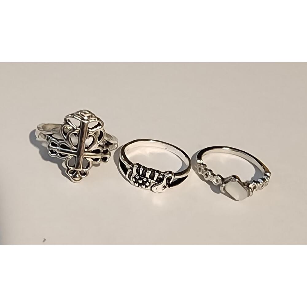 Stackable Rings Set - Minimalist Stacking Rings - Picture 6 of 10